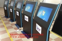 터치스크린 키오스크 제작 설치 중